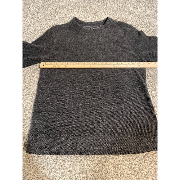 Men's Toad & Co Breithorn Sweater Gray Pullover Crewneck Wool Blend Medium - Picture 5 of 6